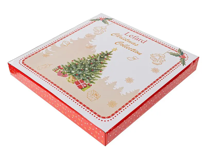 Тарелка подставная Lefard Christmas delight, 28 см, красная (985-142) - фото 2