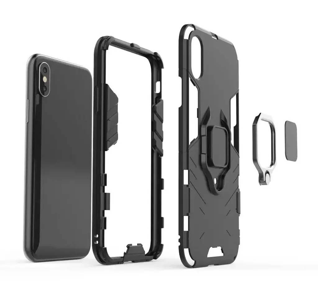 Чохол бампер Primolux Ring Armor для Apple iPhone Xs Max Black - фото 5