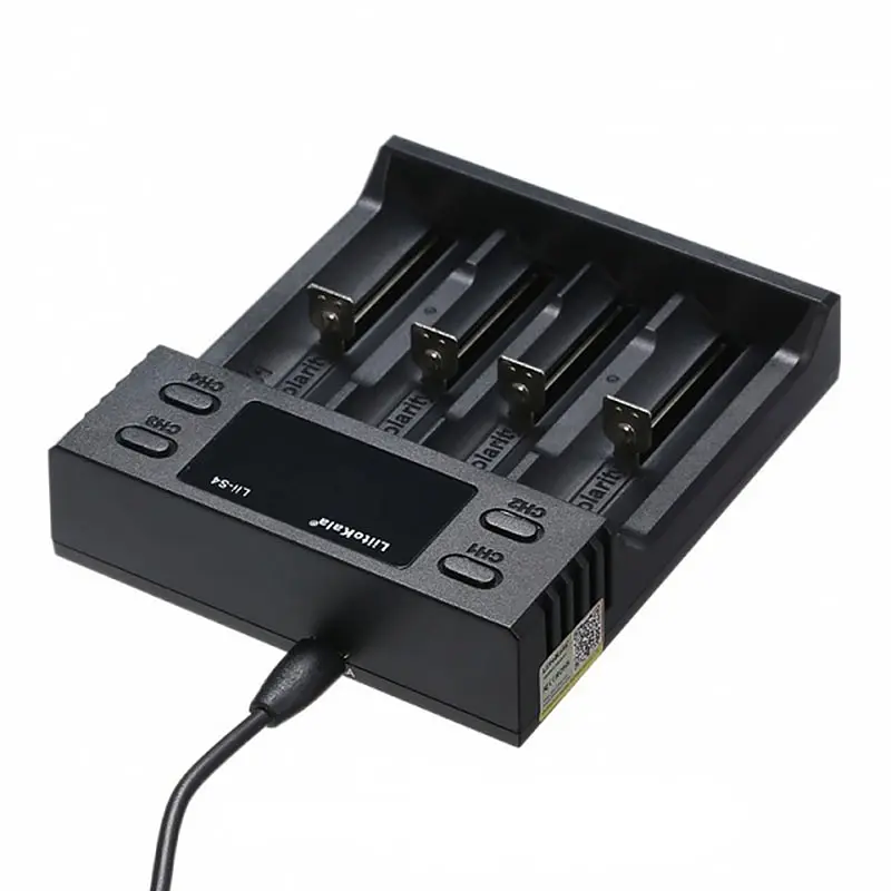 Зарядний пристрій LiitoKala Lii-S4, 4x(Lion/LiFePO4/NiMH/NiCd), Auto Polarity, Display - фото 4