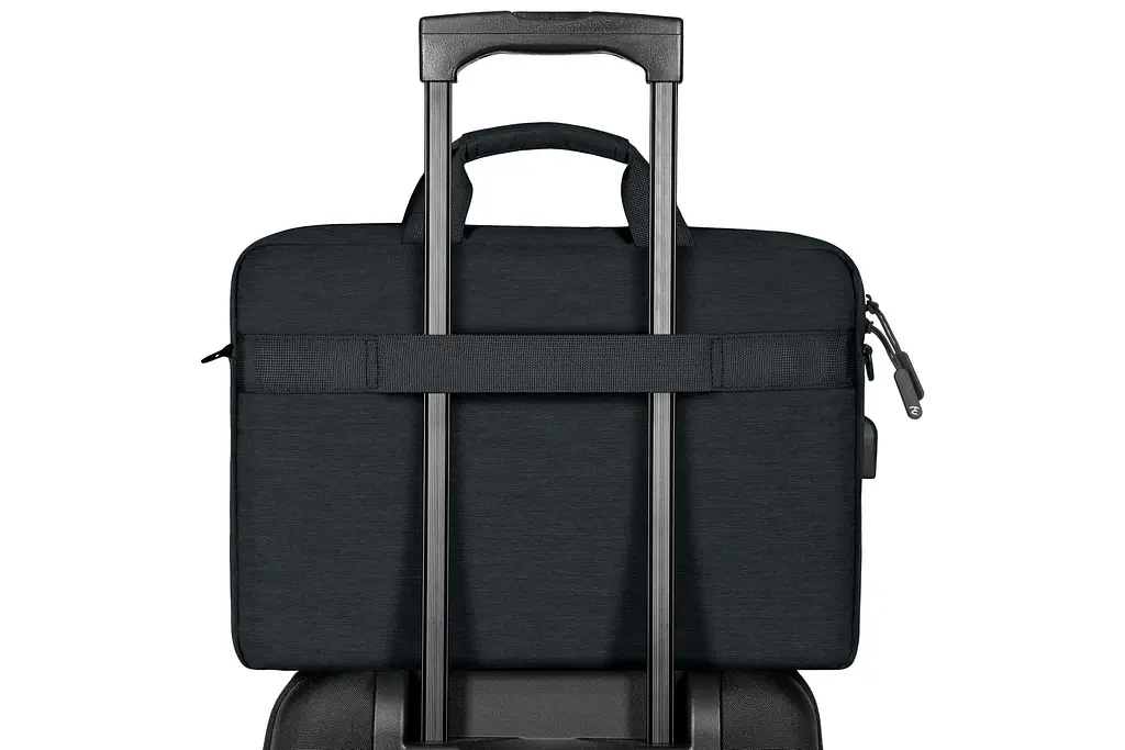Сумка для ноутбука 2E CrossSquares 16" черная (2E-CBN9198BK) - фото 7