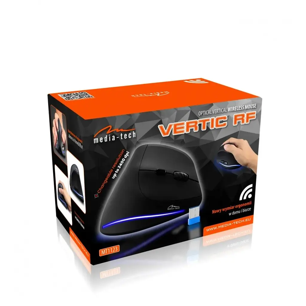 Мишка Media-Tech Vertic USB Black (MT1122) - фото 8