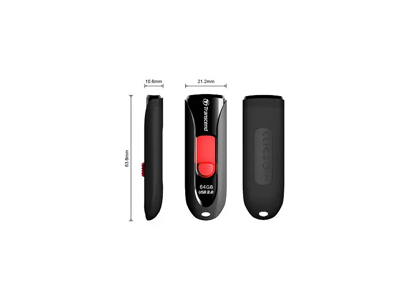USB флеш накопичувач Transcend 32 GB JetFlash 590 (TS32GJF590K) - фото 2