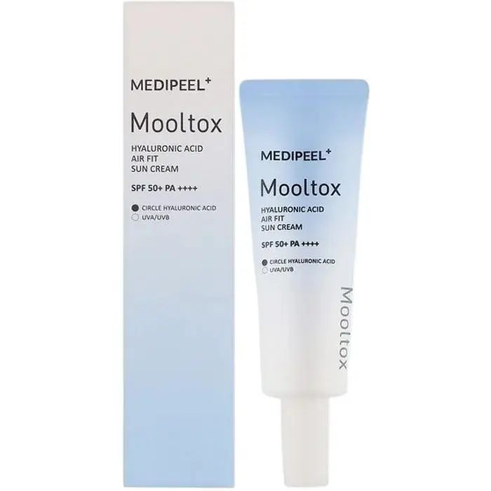 Сонцезахисний крем Medi-Peel Hyaluronic Acid Mooltox Air Fit Sun Cream 50+ PA++++ 50 мл - фото 3