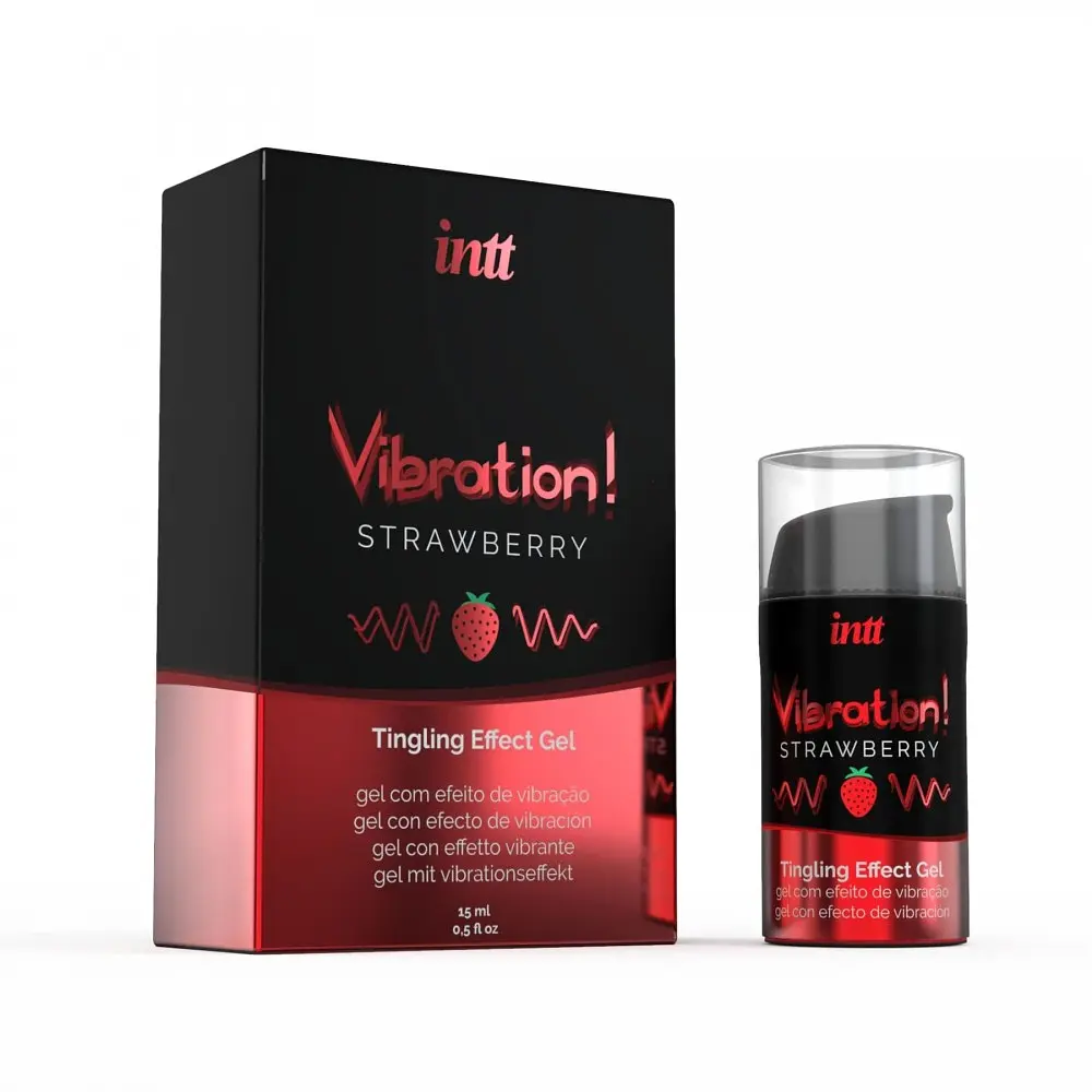 Рідкий вібратор Intt Vibration Strawberry (15 мл) Intt SO2921 23682