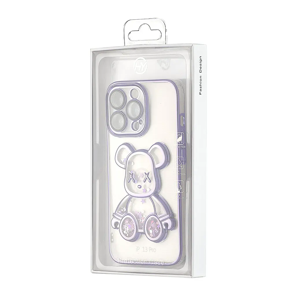 Чохол Shining Bear Case Protected Camera iPhone 13 Pro Purple - фото 2