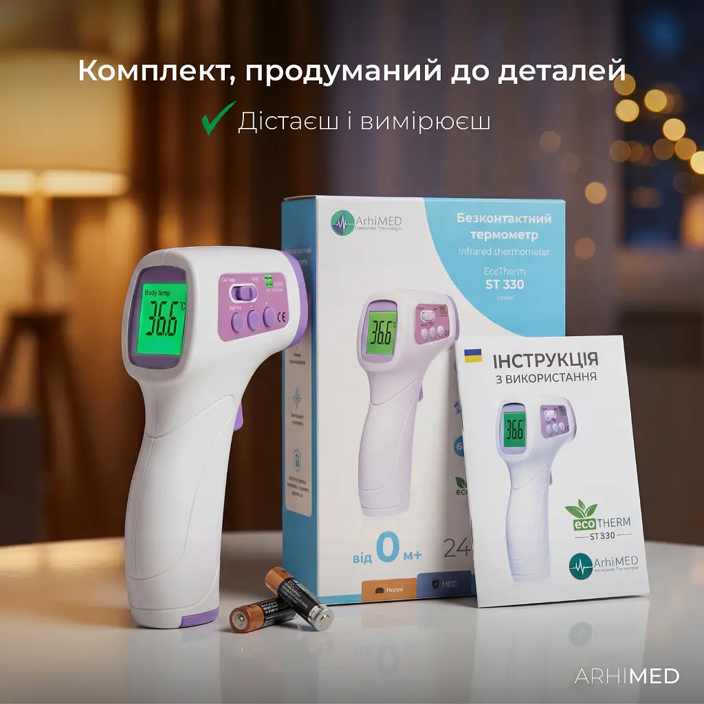 Термометр безконтактний  ArhiMED EcoTherm ST330 - фото 7