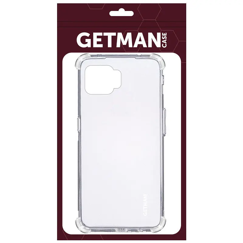 TPU чохол GETMAN Ease logo посилені кути для Oppo A93 Безбарвний (прозорий) - фото 2