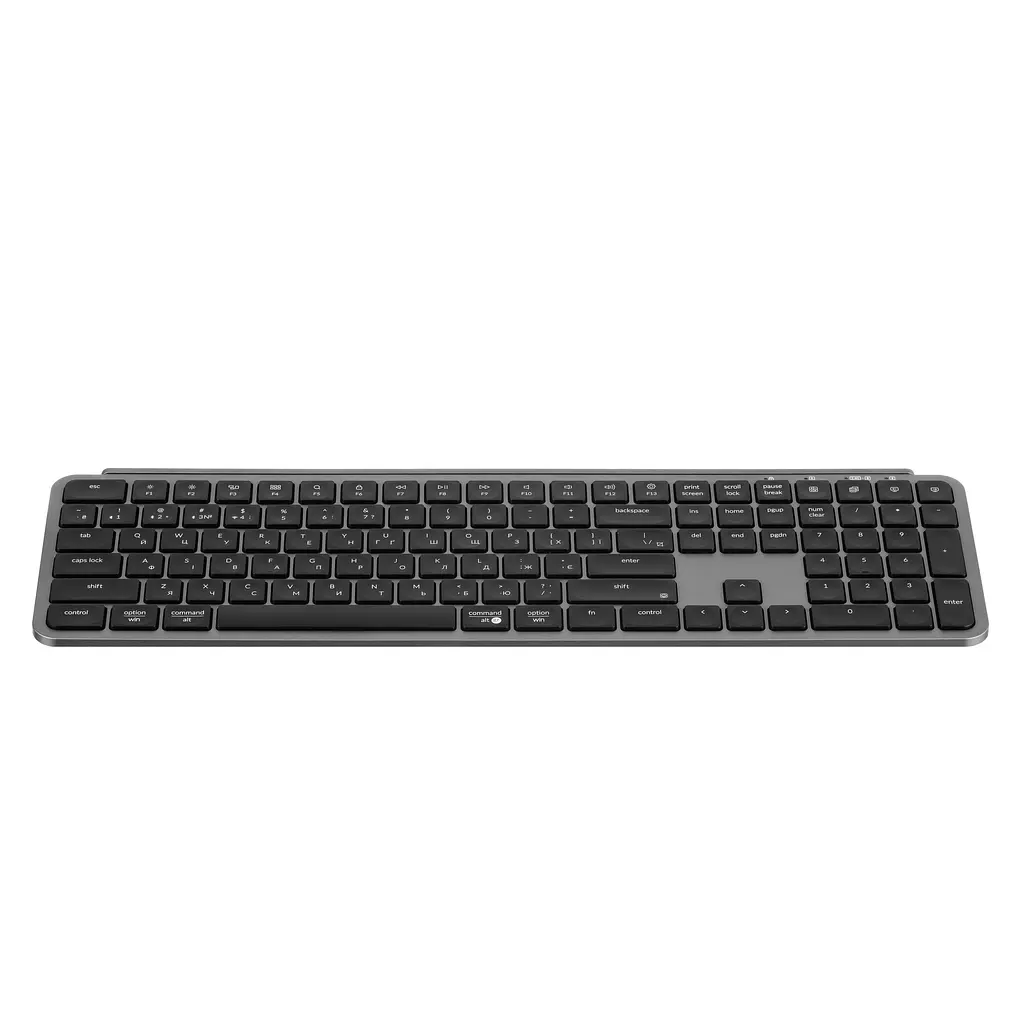 Клавіатура мембрана B6 Pro, USB/WL/BT, space gray Keychron teh0013855 - фото 6