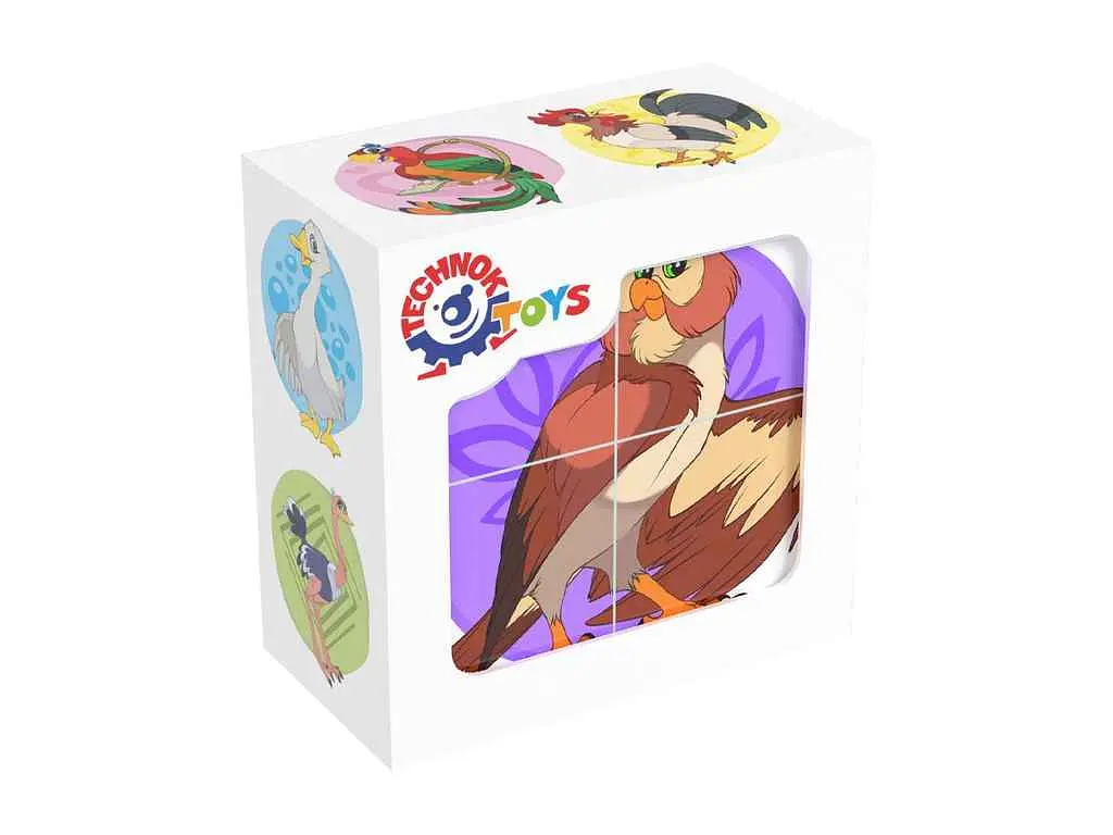 Кубики ТЕХНОК Птахи арт.1875