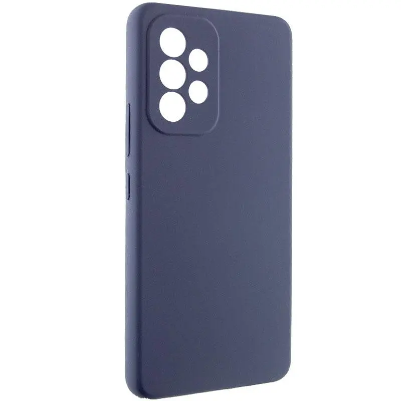 Чехол Silicone Cover Lakshmi Full Camera (AAA) для Samsung Galaxy A32 5G Темно-синий / Midnight blue - фото 2