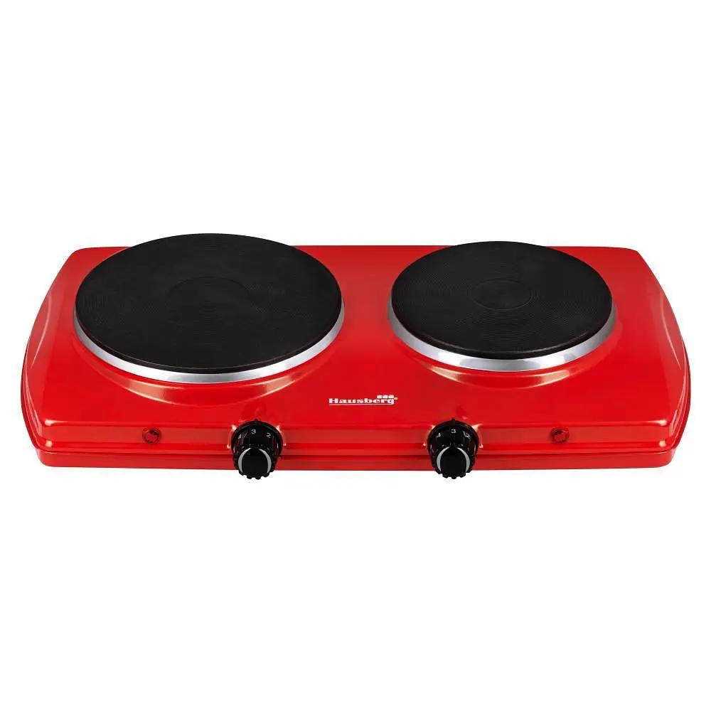 Електроплита Hausberg HB-520RS Red - фото 3