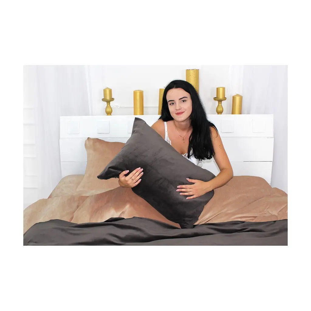 Постільна білизна MirSon Велюр Winter Frost 28-0004 + 28-0003 Kohleria Velvet 2х160х220 (2200004008660) - фото 4