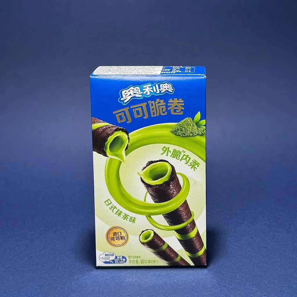 Вафельні трубочки Oreo Cocoa Crispy Roll Matcha 50 г