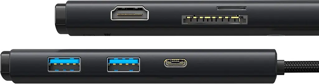 USB-хаб Baseus Lite Series 6-Port Type-C PD Hub (WKQX050101) [77934] - фото 5