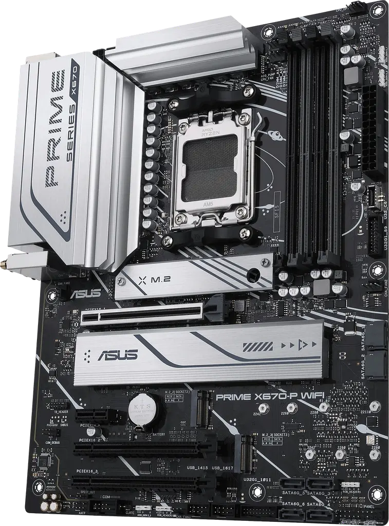 Материнська плата Asus X670-P Prime Wi-Fi Socket AM5 (PRIME X670-P WIFI) Б/В - фото 2