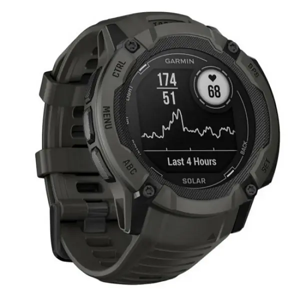 Смарт-часы Garmin Instinct 2X Solar Graphite (010-02805-10/00/24) - фото 4