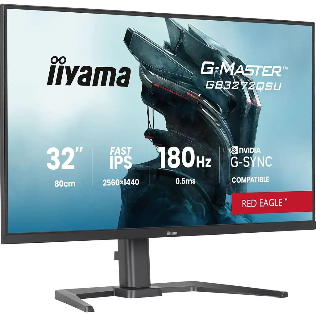 Монітор Iiyama 31.5" GB3272QSU-B1 QHD IPS 180Hz (GB3272QSU-B1) - фото 3