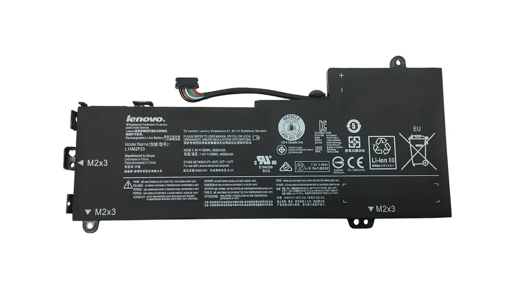 Акумулятор для ноутбука Lenovo L14M2P24 E31-70 7.6V Black 4610 mAh - фото 2