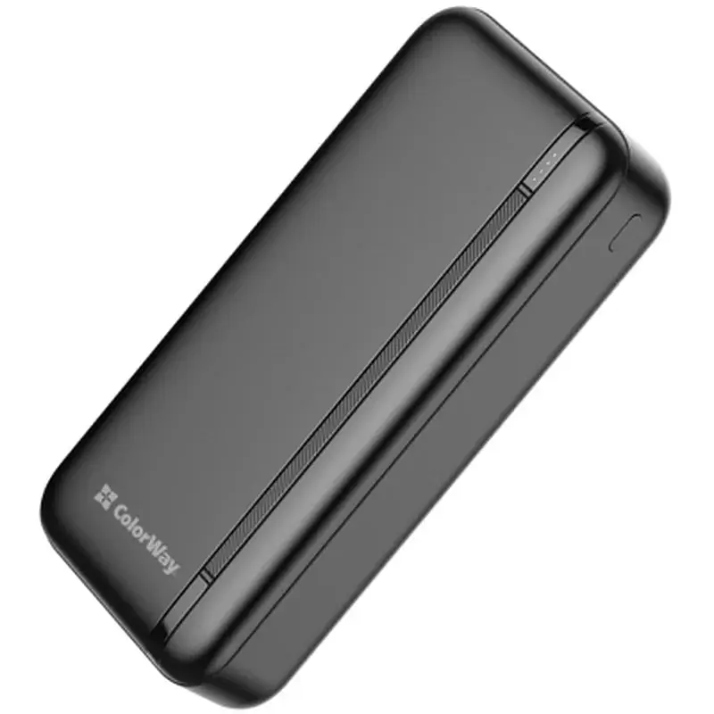 Батарея універсальна ColorWay 20 000 mAh Portable Charger (USB/QC3.0 + USB-C/PD/22.5W) Black (CW-PB200LPB4BK-PD) - фото 4