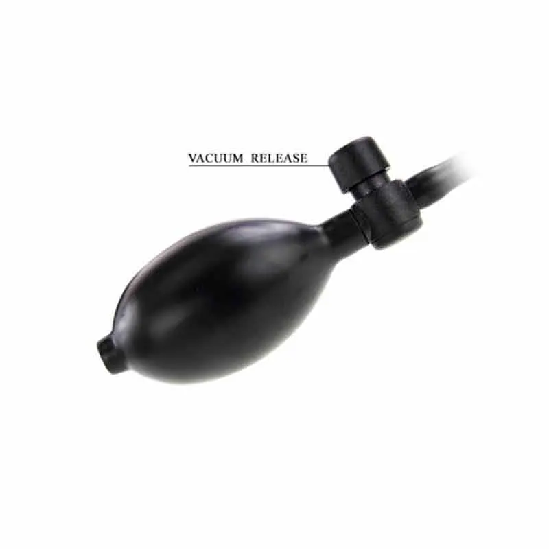 Фалос із функцією розширення Baile Inflatable Dildo Flesh, 19.3х4.3 см - фото 5