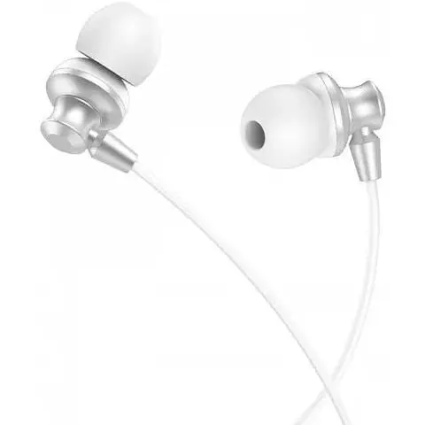 Навушники Hoco Delighted metal universal earphones with microphone M98 чорні - фото 7