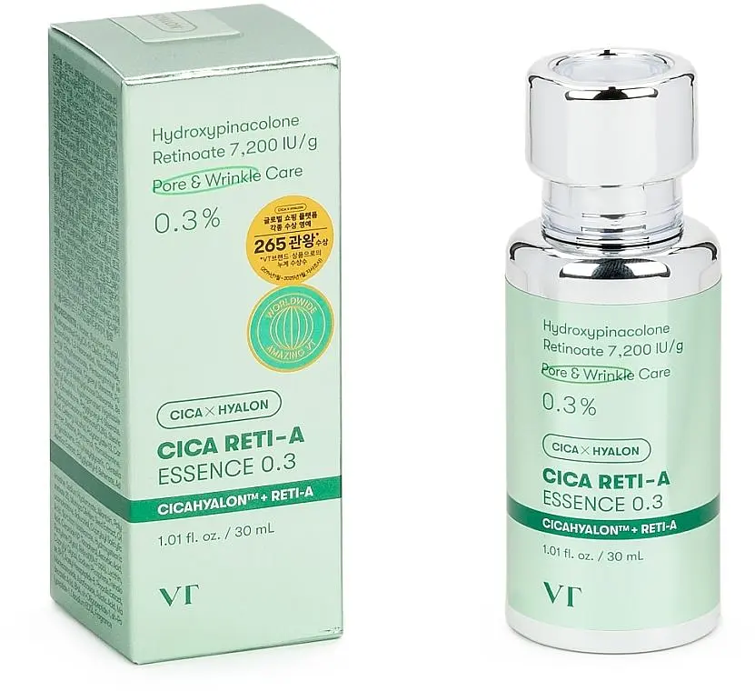 Есенція для обличчя з ретинолом та центелою 30 мл VT Cosmetics Cica Reti-A Essence 0.3% - фото 2