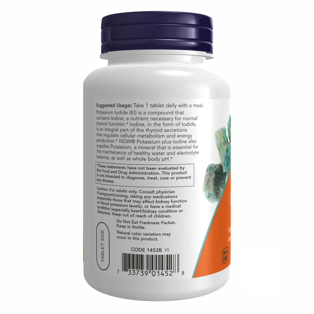 Калій йодид Potassium plus Iodine 180 tabs - фото 3