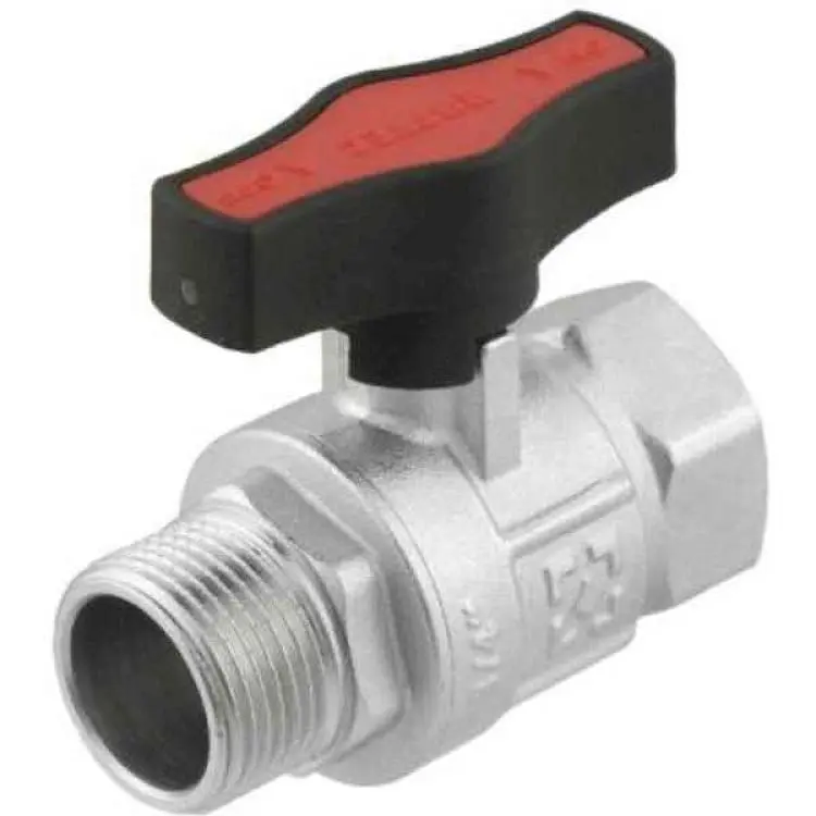 Кран кульовий RAFTEC 3/4" ВЗ, DN20, PN50, GRDV02, CW617N, метелик, GOLD