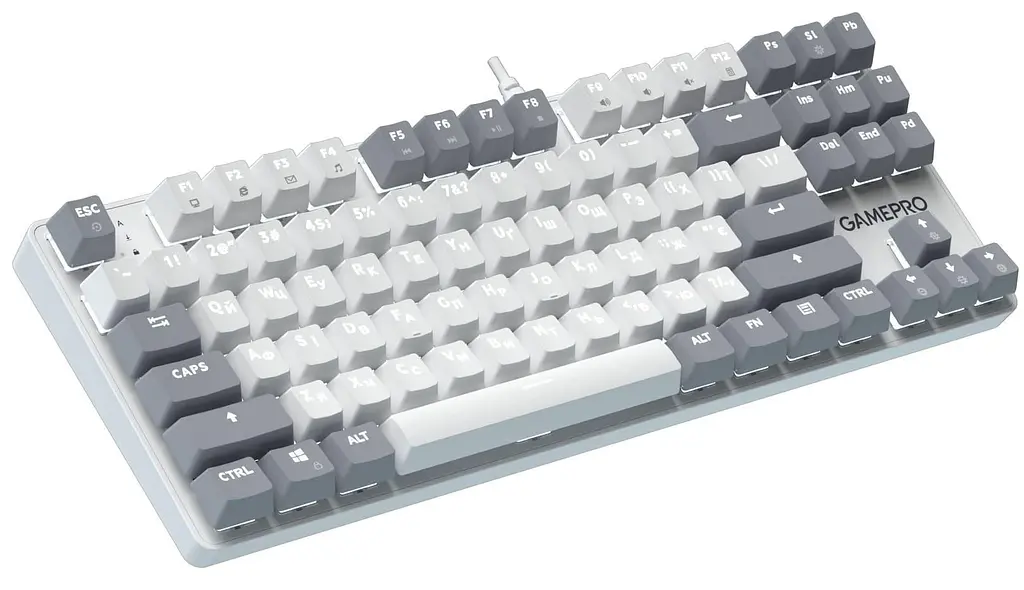 Клавиатура GamePro Genesis Metallic 87% Red switches (MK110W) U1 - фото 3