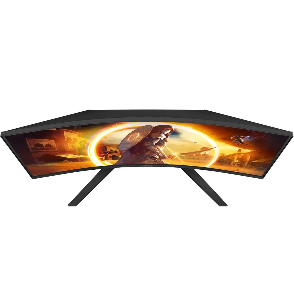 Монітор TFT 31.5" AOC CQ32G4VE, VA, QHD, 180Гц, 0,5 мс, вигнутий, 2хHDMI, DP, чорно-сірий - фото 9