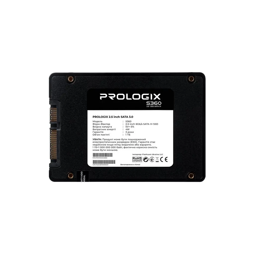 Накопичувач SSD 2.5" 1TB S360 Prologix (PRO1000GS360) - фото 2