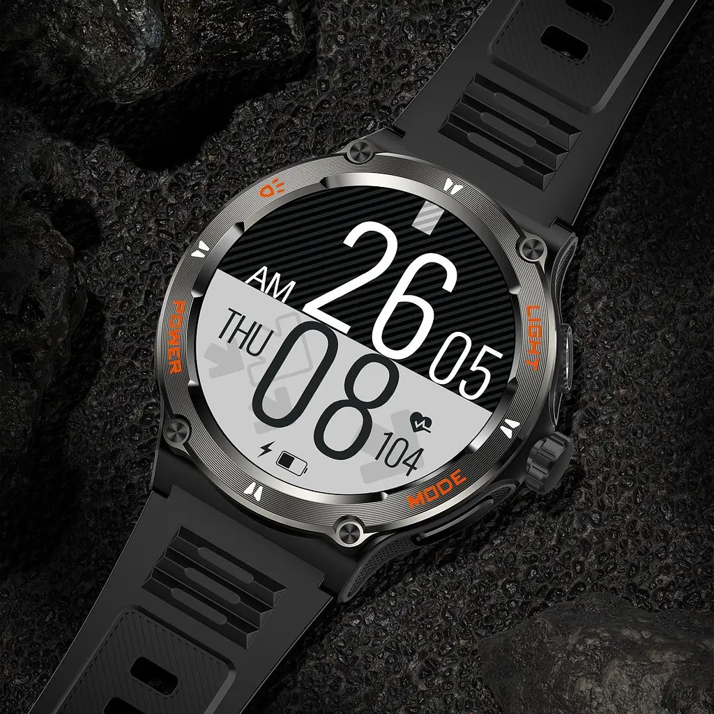 Смарт-годинник Uwatch Smart Advanture з компасом чорний (3234) - фото 10