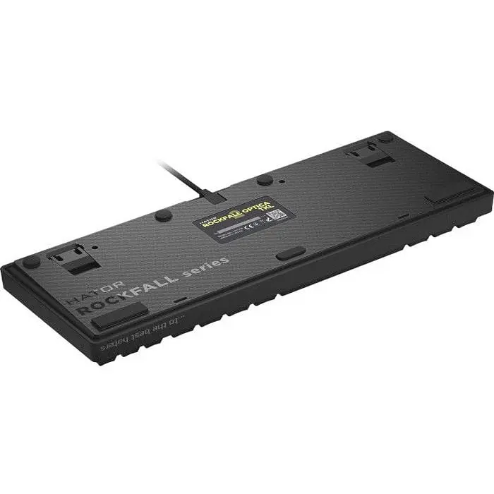 Клавіатура дротова Hator Rockfall 2 Optica Black TKL Black (HTK-730) - фото 5