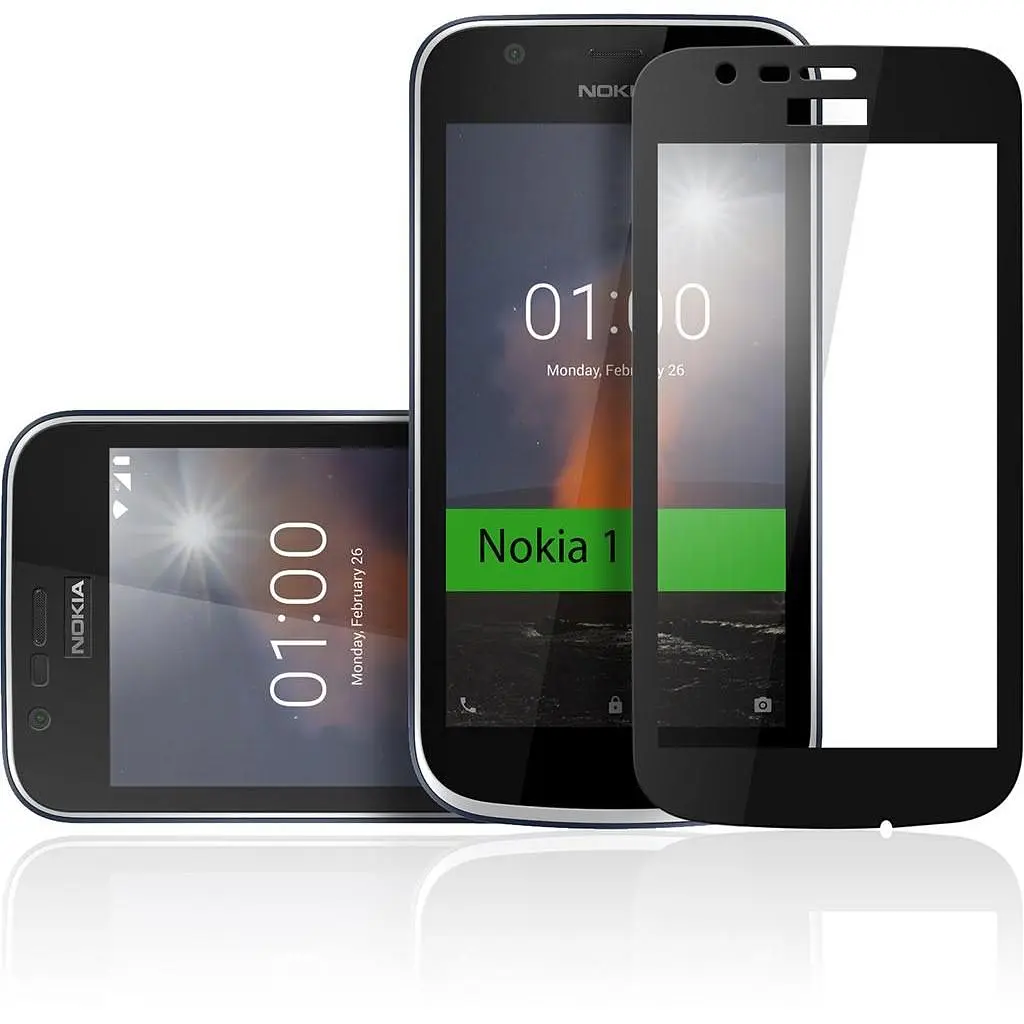 Скло захисне Vinga для Nokia 1 Black (VTPGS-N1B) - фото 4