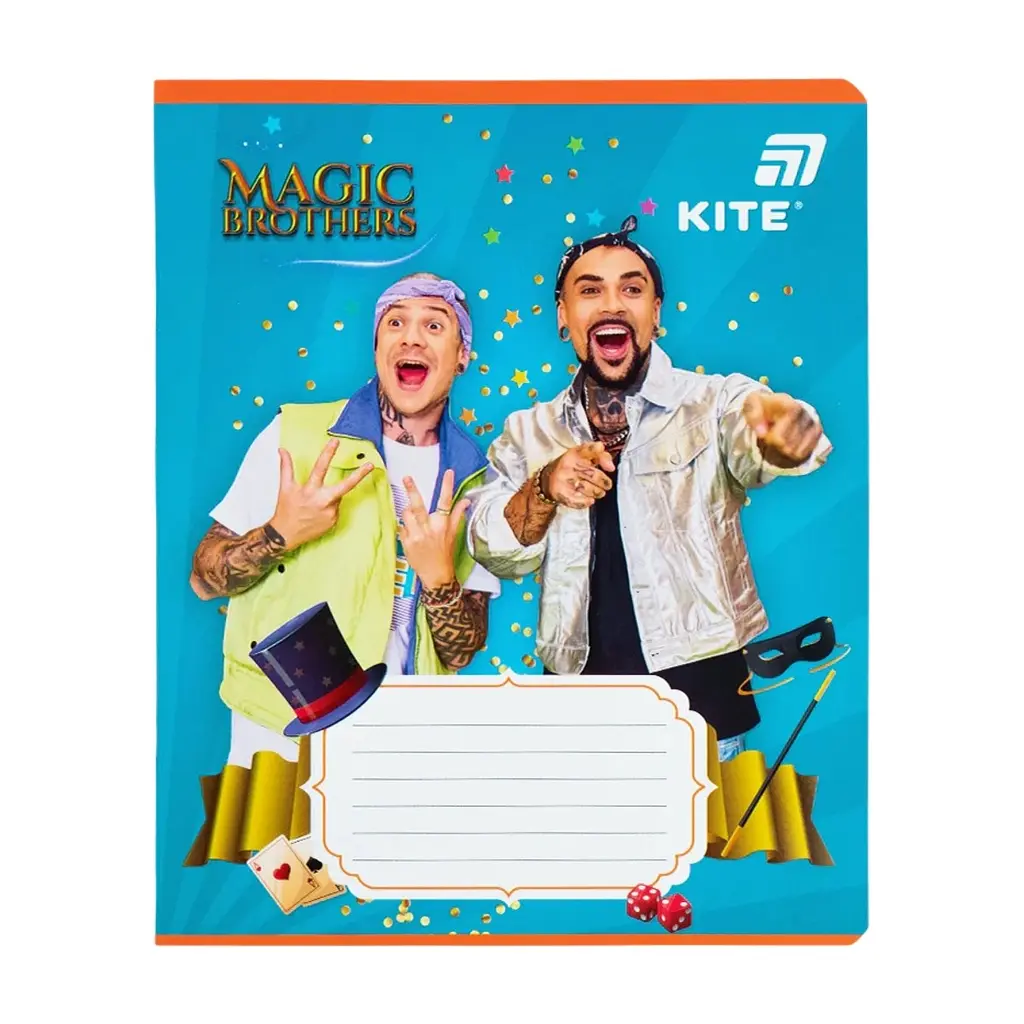 Зошит Kite Magic Brothers, 12 аркушів, клітинка (MB26-232), в асортименті - фото 9