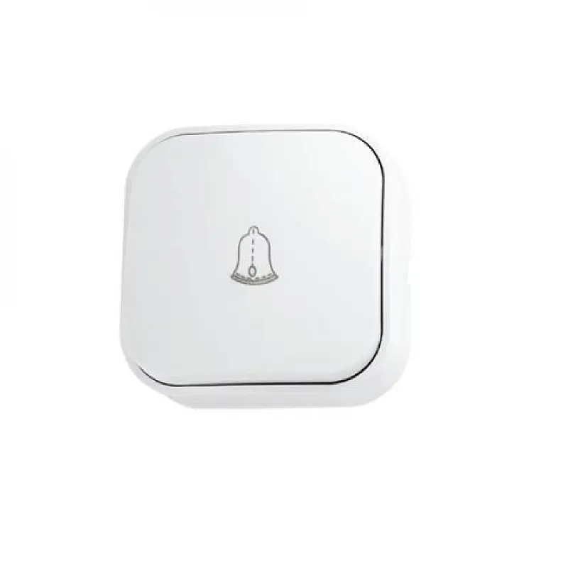 Кнопка дзвінка HOROZ ELECTRIC Eva накладна біла - фото 2