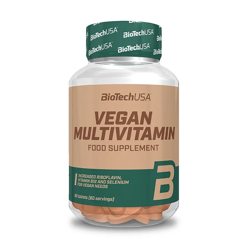 Вітаміни та мінерали Vegan Multivitamin, 60 таблеток BioTech fit0017665