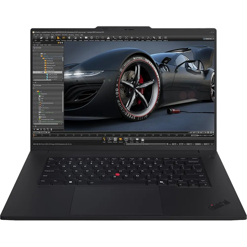 Ноутбук LENOVO ThinkPad P1 Gen 7, Intel Core 7 165H до 5 ГГц, 16" WQXGA, 32 ГБ, SSD 1 ТБ, NVIDIA GeForce RTX 4070 8 ГБ, Windows 11 Pro - фото 2
