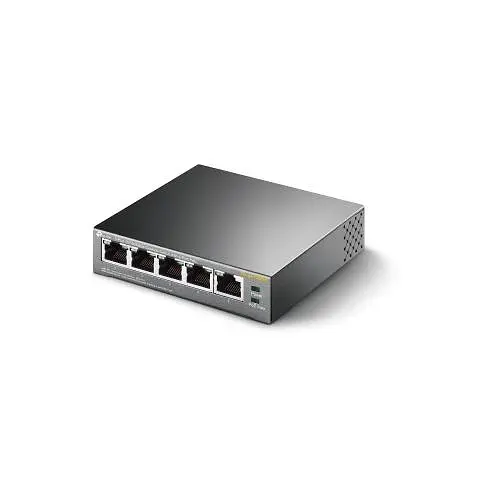 Комутатор TP-LINK TL-SF1005P, 5x10/100Mb/s, 4xPoE 56W, пластиковий корпус, некерований - фото 3
