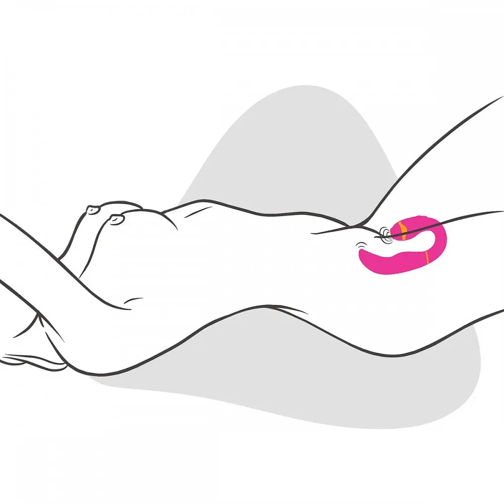 Вібратор Adrien Lastic My G із вакуумною стимуляцією клітора, 16х3.5 см рожевий - фото 9