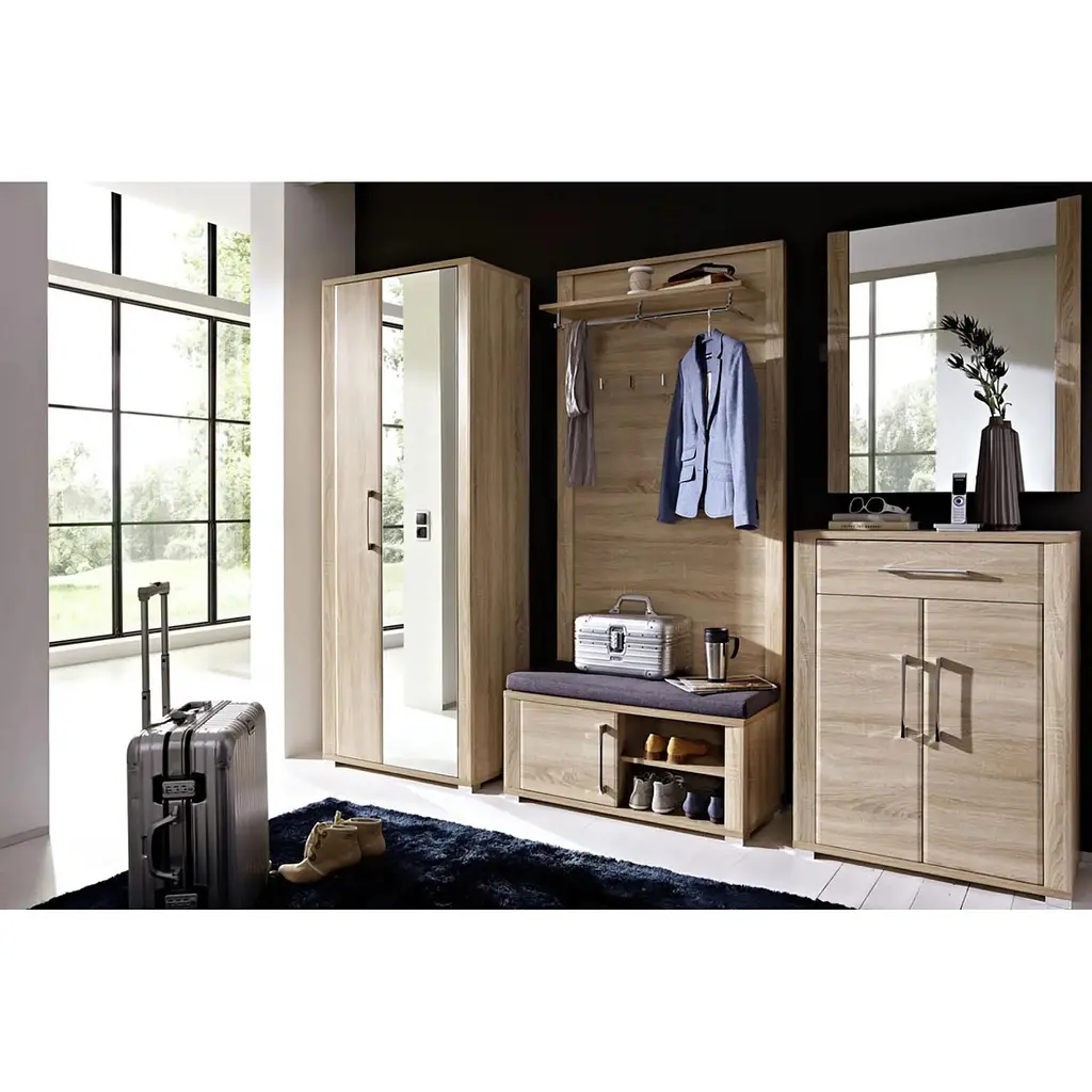 Вешалка настенная Gerbor Гоу PAN/19/9 дуб сонома (GRB-1080) - фото 3