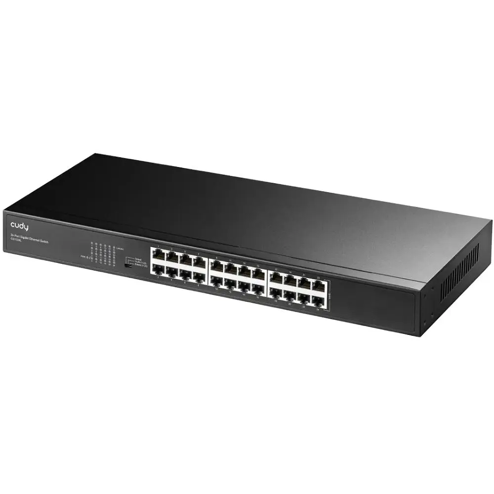 Комутатор Cudy GS1024L, 24 портовий Gigabit Metal Switch, 19" RM (GS1024L) - фото 3