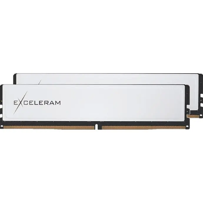 Модуль пам'яті Exceleram DDR5 32GB (2x16) 6000 MHz White Sark (EBW50320604040CD)