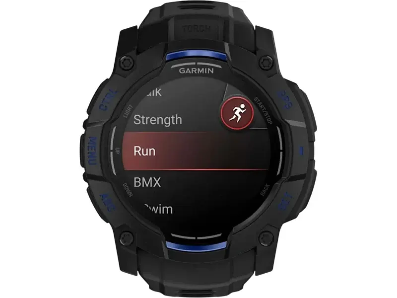 Смарт-годинник Garmin Instinct 3 50mm AMOLED Black with Black Band (010-03020-03) - фото 3