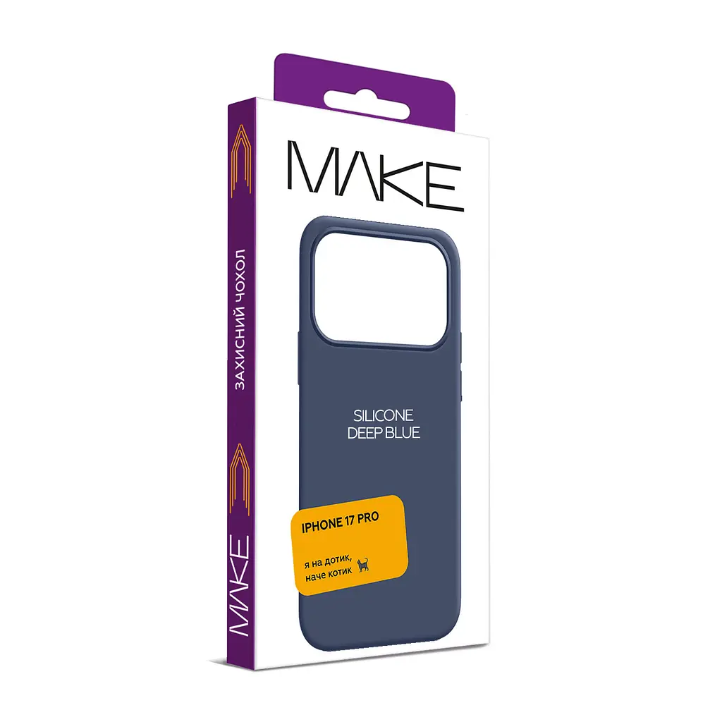Чохол MAKE Apple iPhone 17 Pro Silicone Deep Blue - фото 2