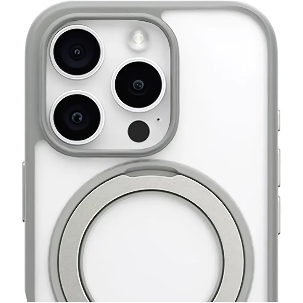 Чохол Blueo Frosted Magnetic Case Rotatable Stand with MagSafe для Apple iPhone 16 Pro Grey [133049] - фото 2