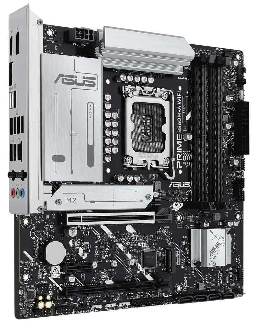 Материнська плата ASUS PRIME B860M-A WIFI (PRIME B860M-A WIFI) (Socket 1851, Intel B860, Micro-ATX) - фото 5