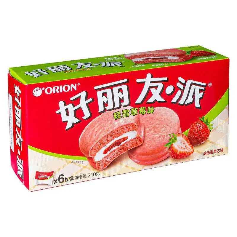 Тістечка Orion ChocoPie Strawberry 210 г