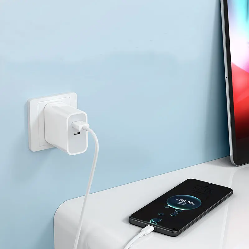 Кабель для швидкого заряджання та передачі даних Digital USB - Type-C 10A 2 м White - фото 6