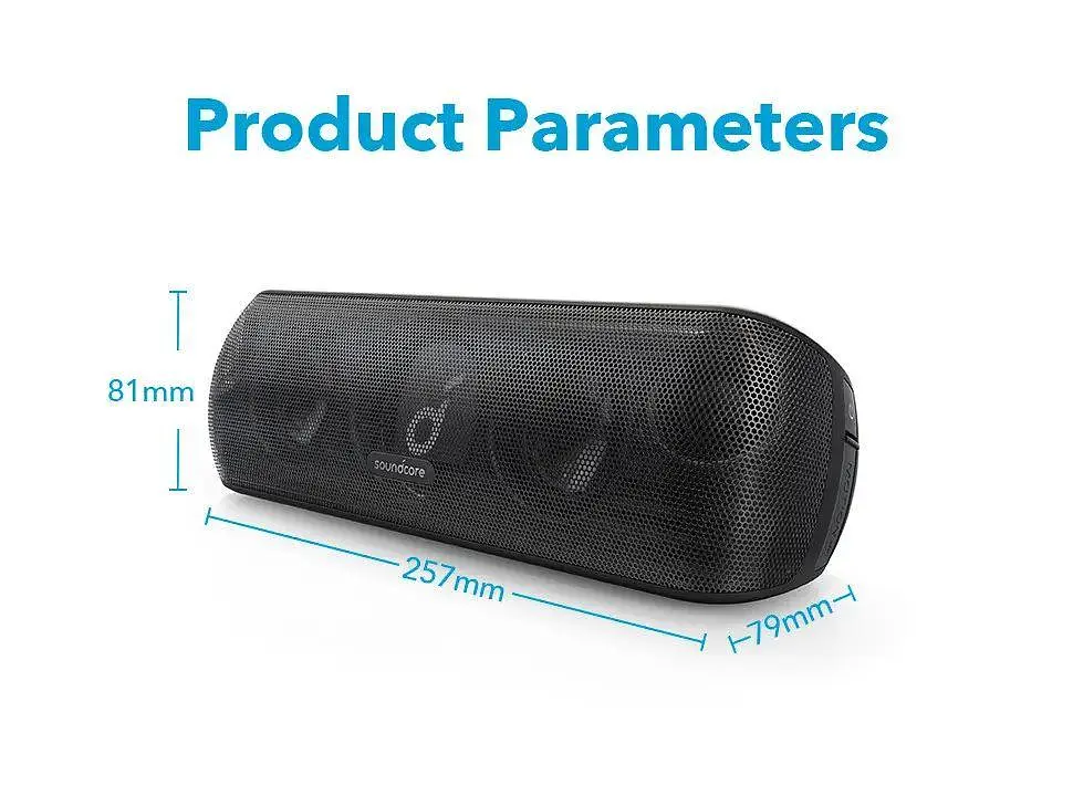 Колонка Anker Soundcore Motion+ Plus 30W | IPX7 | 12 годин акумулятор - фото 6